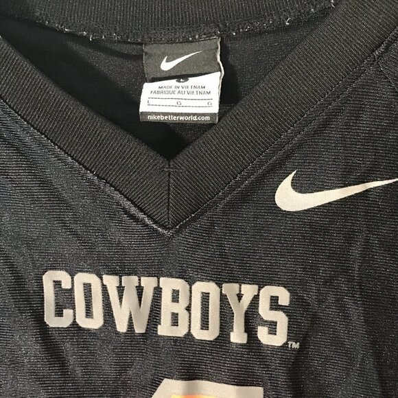NIKE NFL Cowboys Training Workout Warm Up Athletic Black Multicolor Jersey - Picture 7 of 7